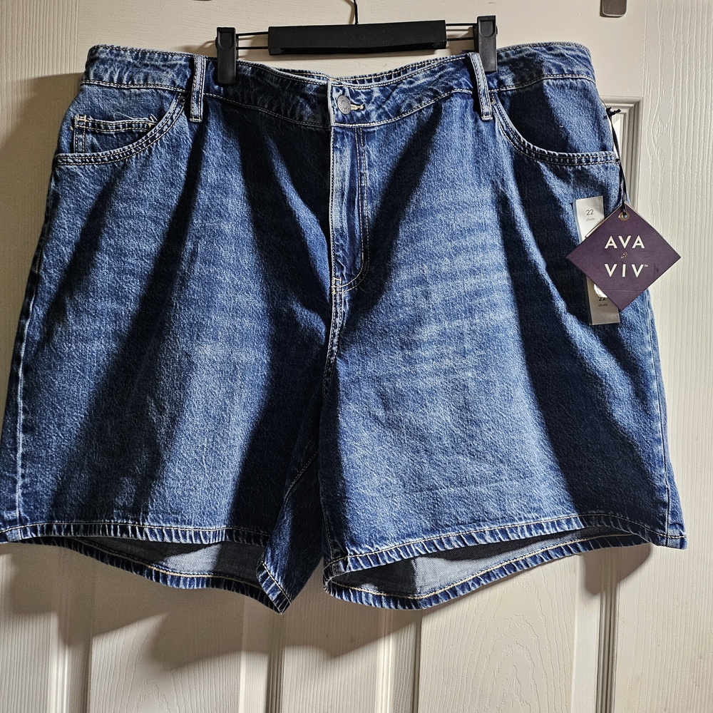 Ava & Viv Blue Denim Shorts